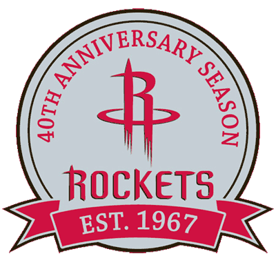 Houston Rockets 2006-2007 Anniversary Logo iron on paper